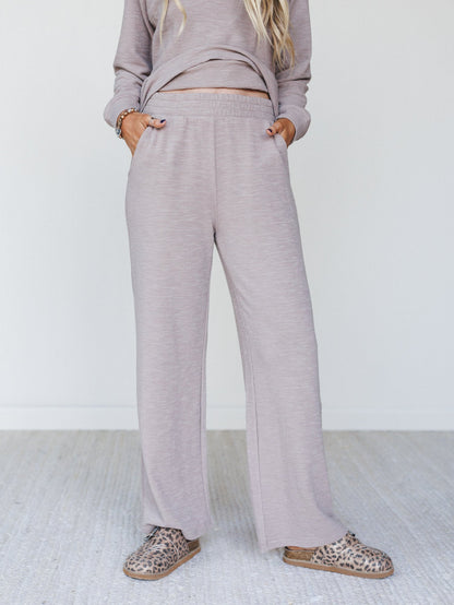 Here To Lounge Matching Set - Ash Mocha
