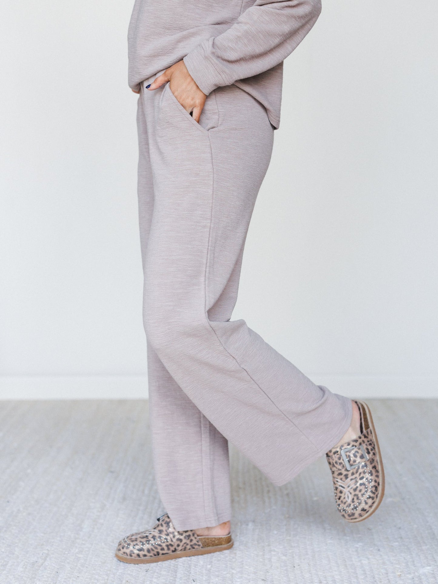Here To Lounge Matching Set - Ash Mocha