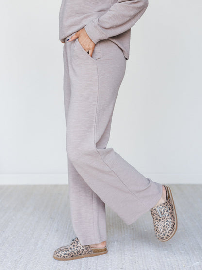 Here To Lounge Matching Set - Ash Mocha