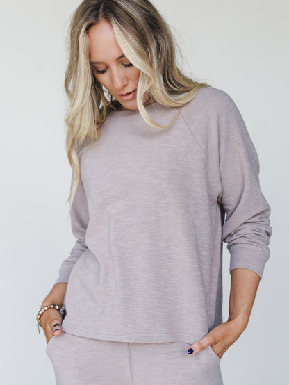 Here To Lounge Matching Set - Ash Mocha