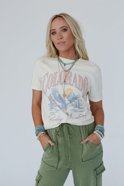 Colorado Graphic Tee - Ivory