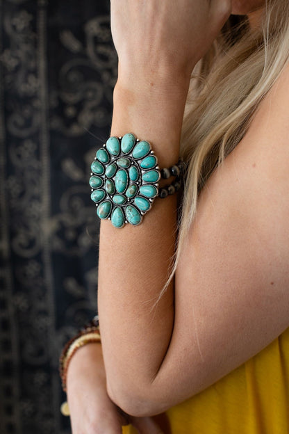 High Noon Turquoise Cuff Bracelet
