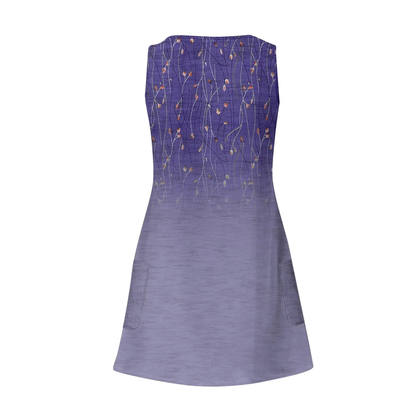 Dresses For Women 2024 Fashion Women'S Casual Print Summer Bohemian Beach Dress With Pockets V Neck Tank Dress Formal Dresses