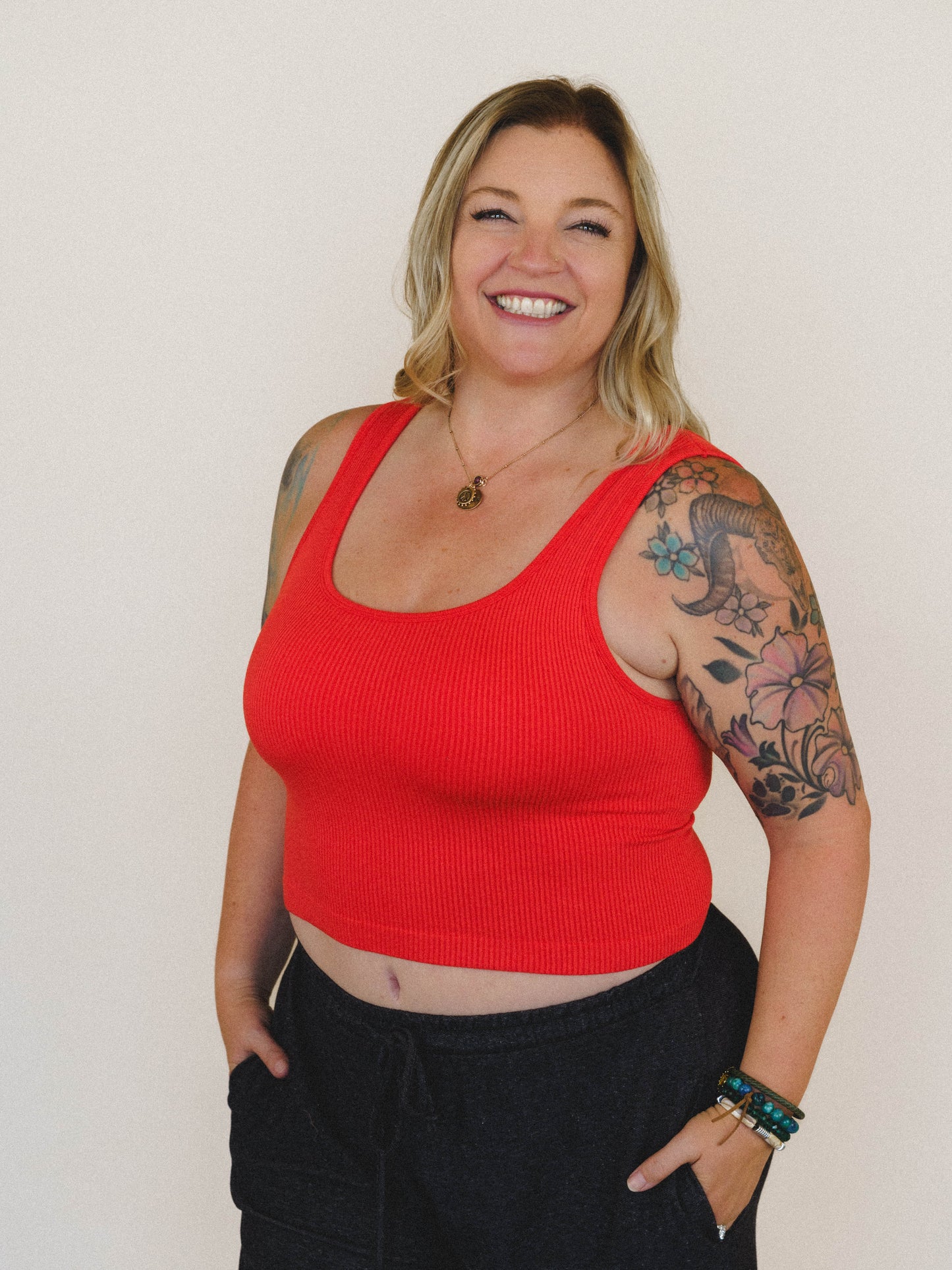 Easy Days Brami Top - Scarlet