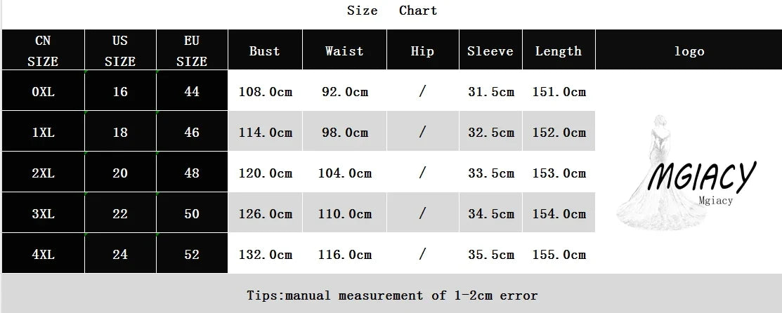 Mgiacy V-neck lace embroidered short-sleeved dress with large flared sleeves