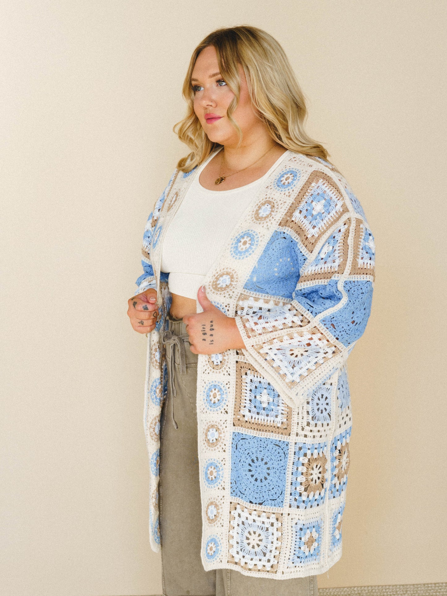 Holiday Journey Cardigan - Blue Multi