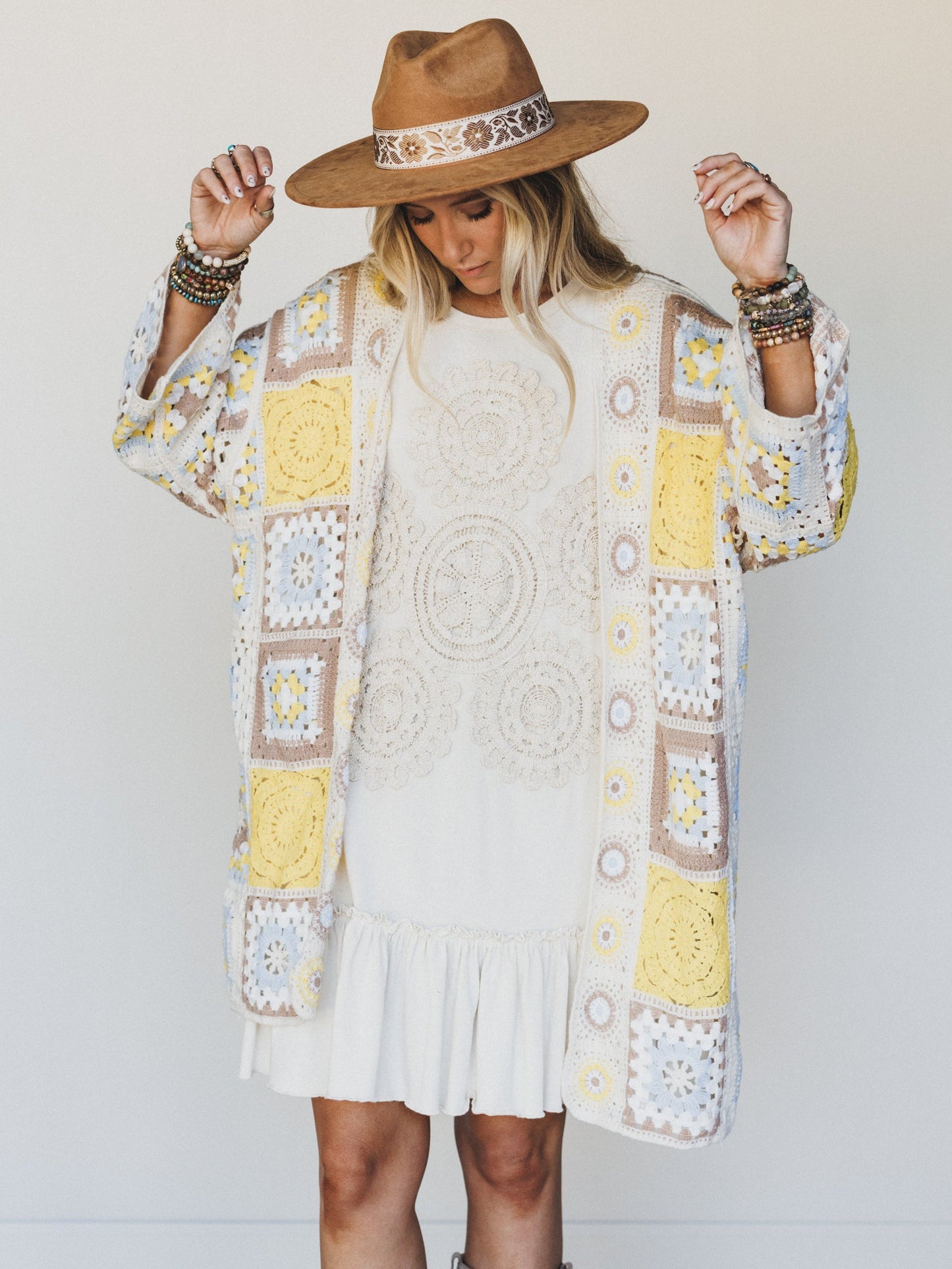 Holiday Journey Cardigan - Yellow Multi
