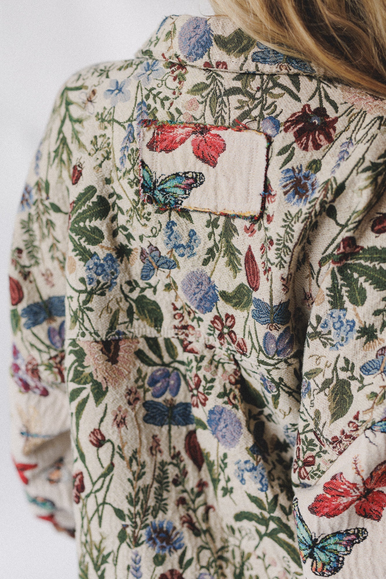 Butterfly Effect Jacquard Jacket - Almond