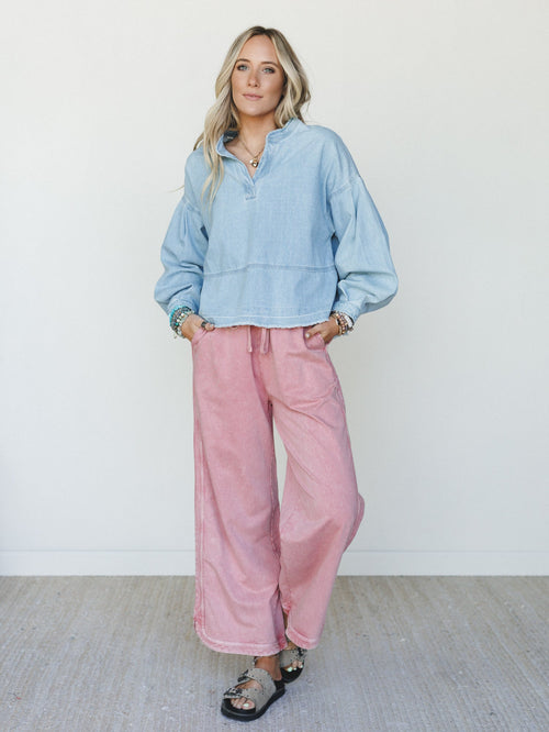 Heart of Denim 3 Piece Bundle - Mauve
