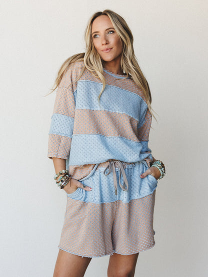 Cool Summers Top - Blue Mocha