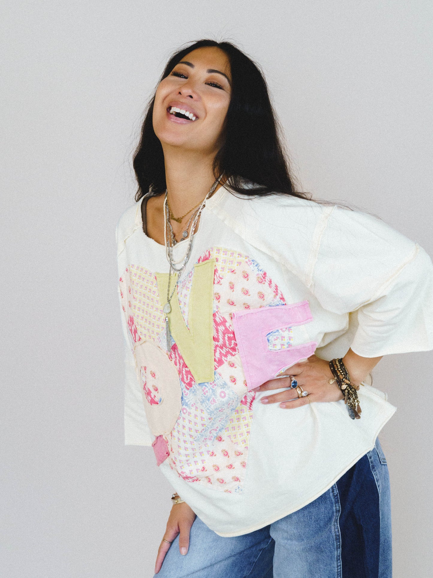 All in Love Tee - Cream