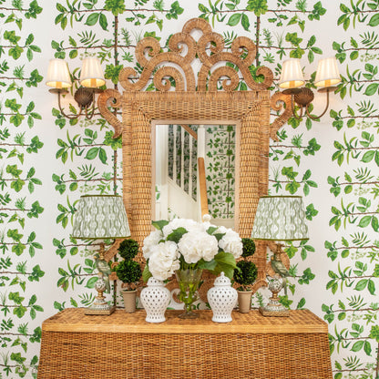 The Grand Rattan Mirror