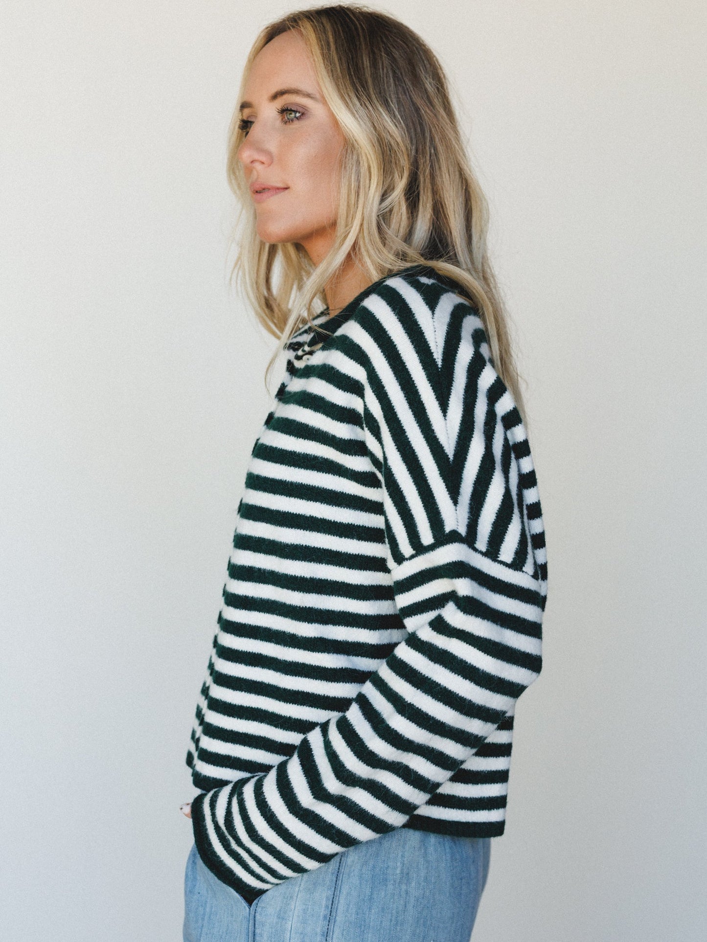 Aira Button Down Cardigan - Forest