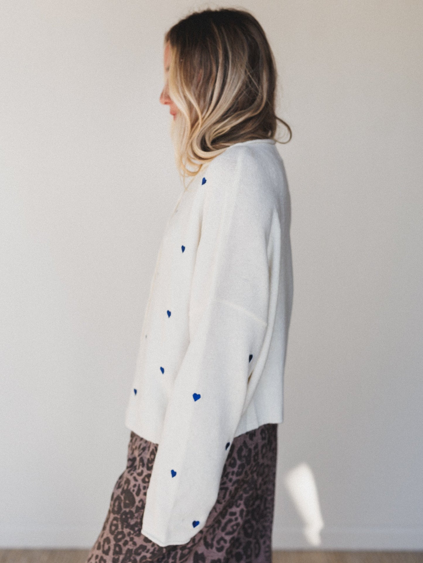 Heart On You Cardigan - Ivory