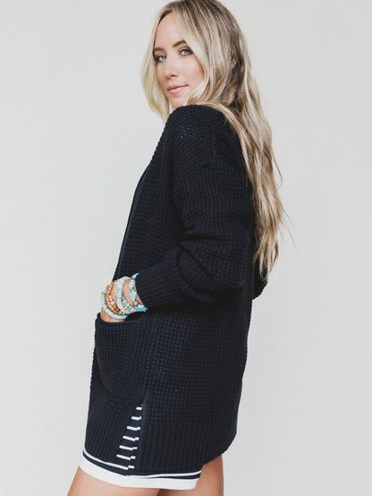 Cuddle Ready Cardigan - Black