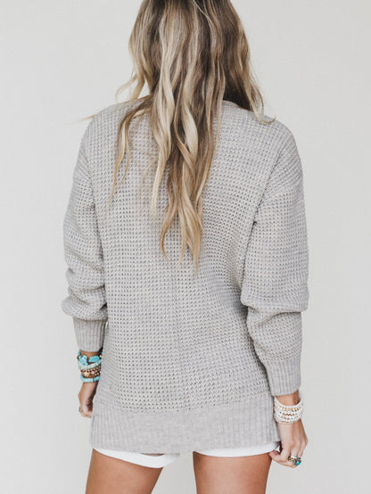 Cuddle Ready Cardigan - Heather Beige