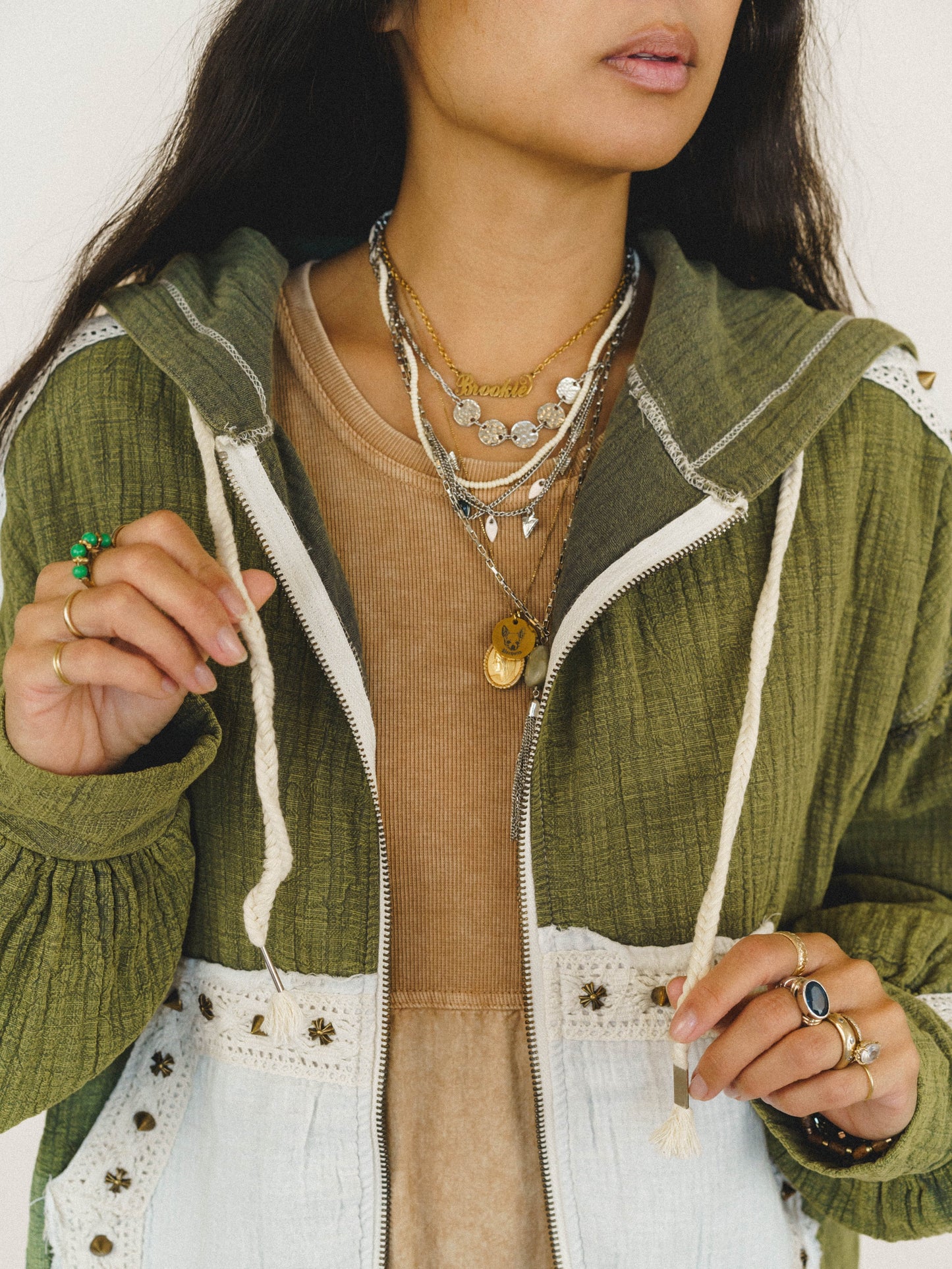 Cool Vines Jacket - Olive Camo
