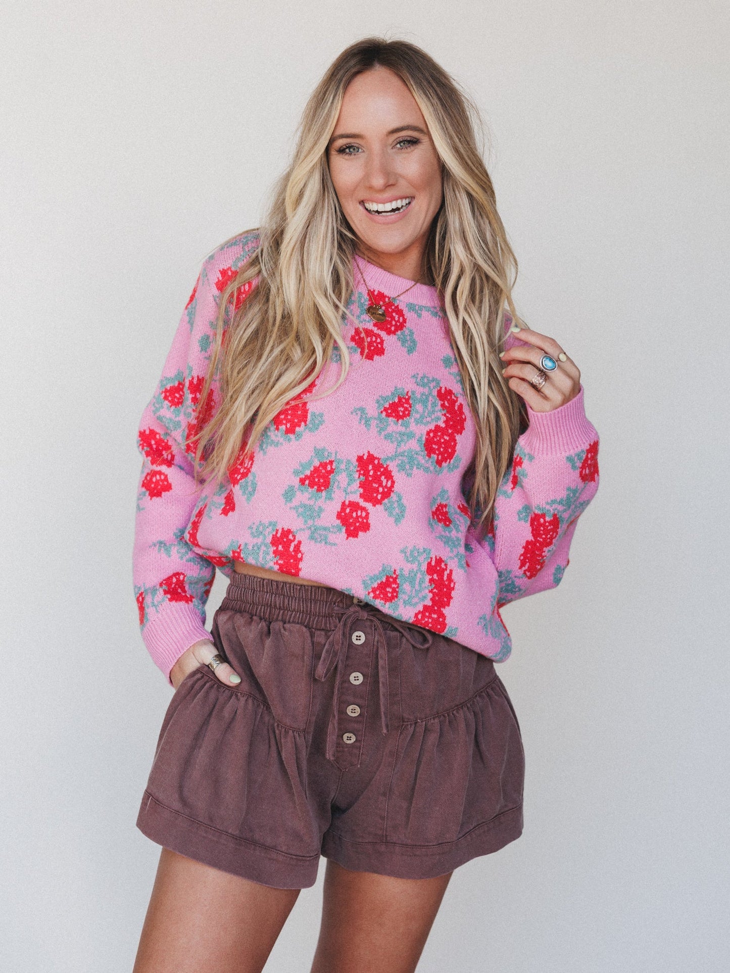 Cute Thrills Shorts - Washed Mocha