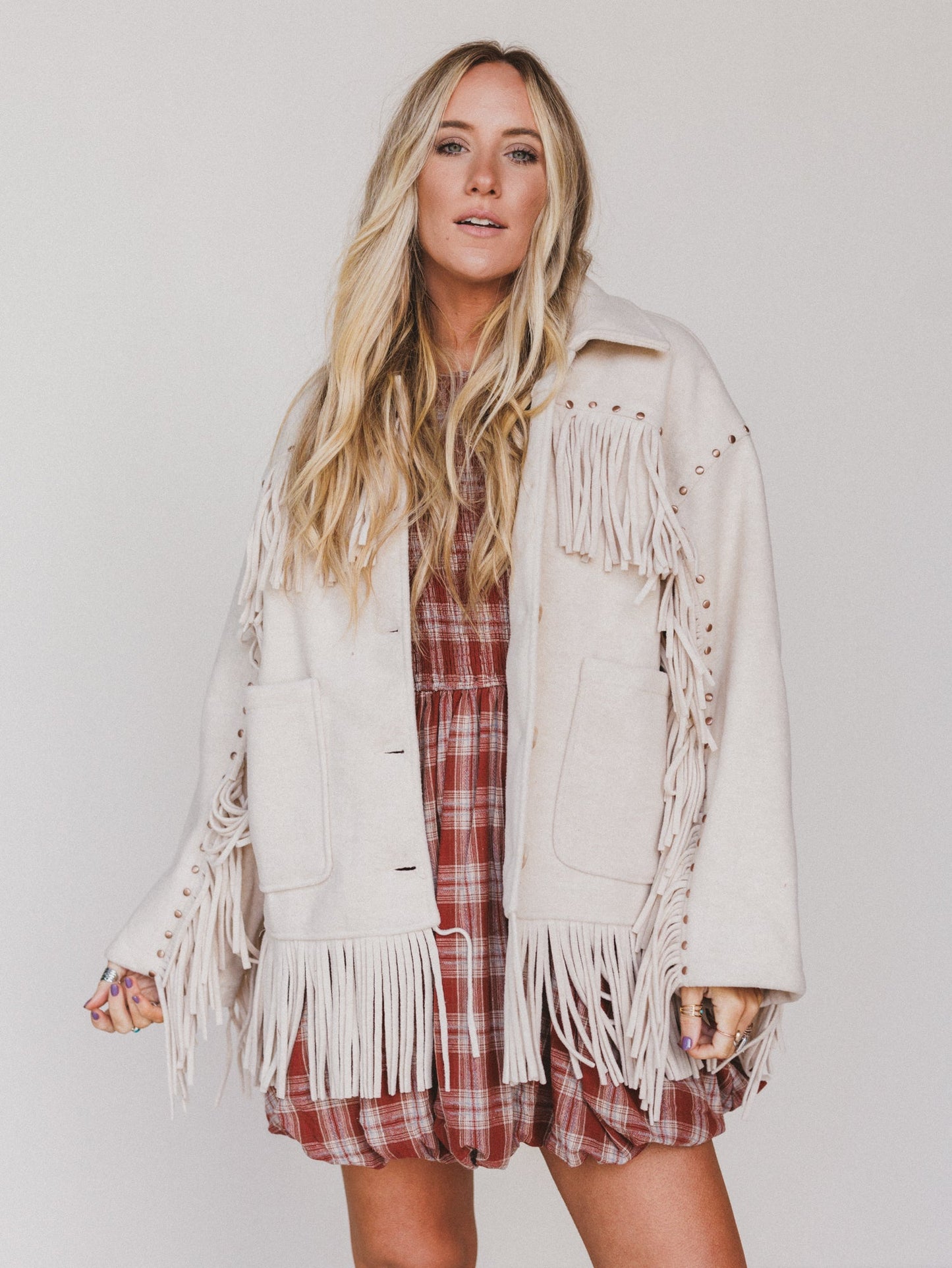 Festive Fringe 2 Piece Bundle - Red