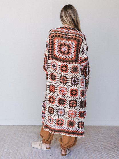 Crochet Washed 2 Piece Bundle - Camel