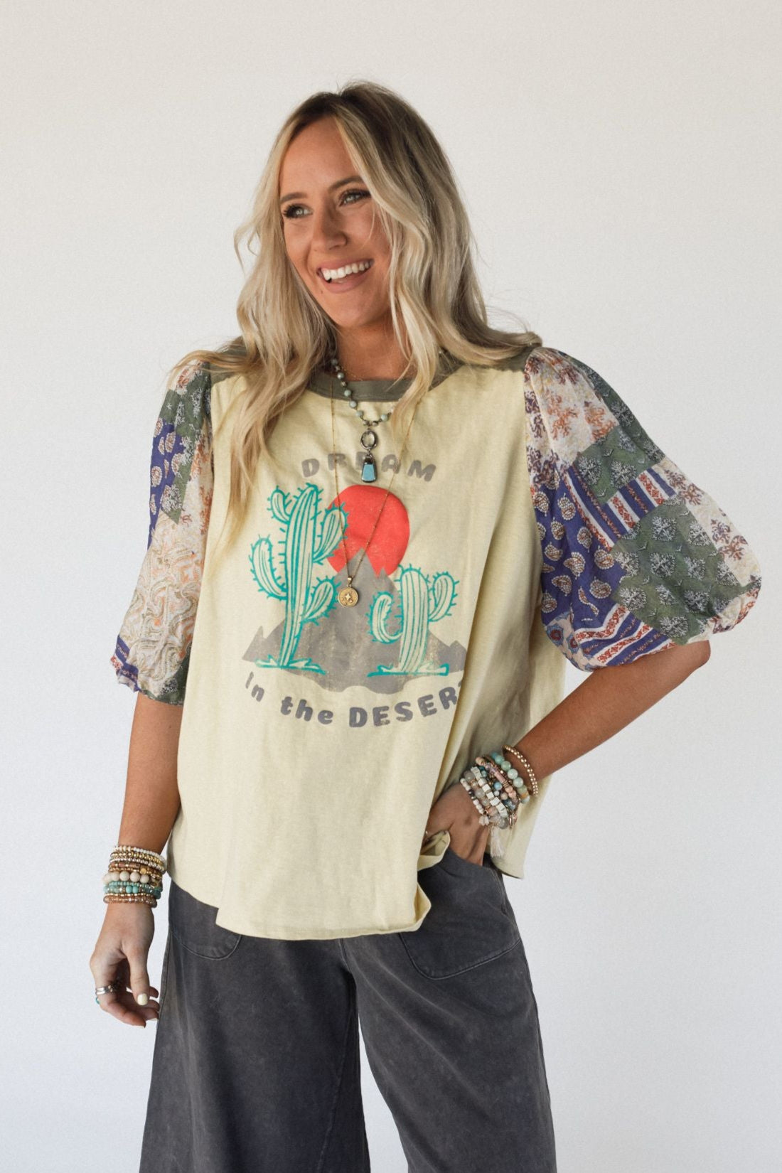 Dream Oasis Top - Green - Pre Order