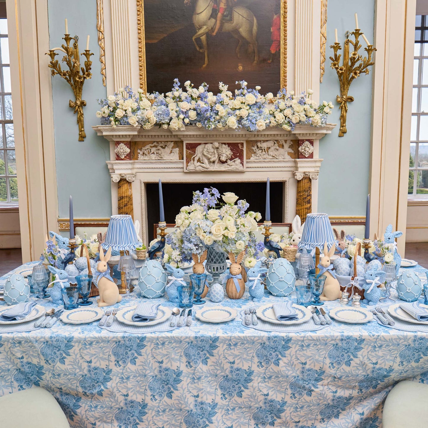 Blue Eloise Gingham Napkins (Set of 4)