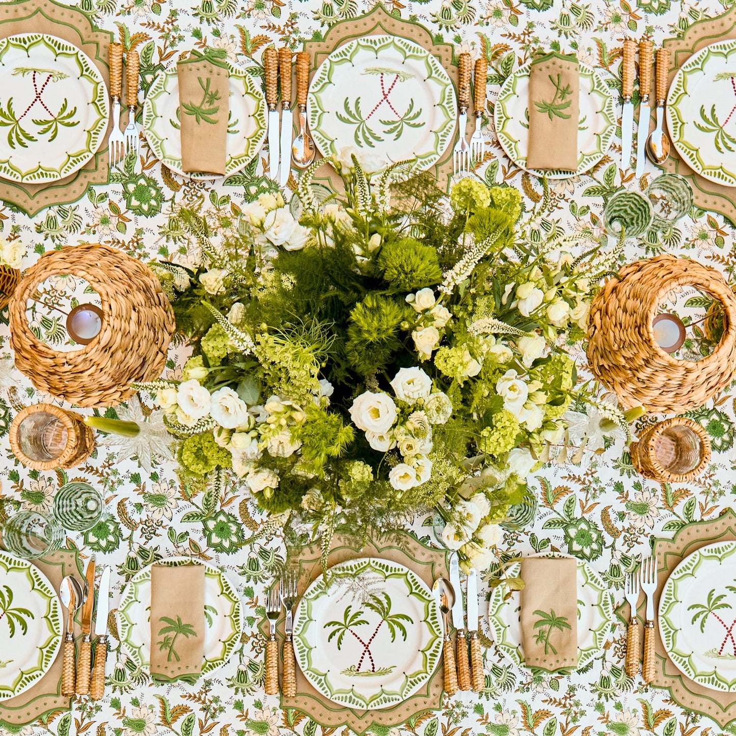 Jardin de Palmier Starter Plates (Set of 4)