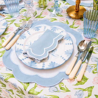 Seville Blue Gardênia Dinner Plate