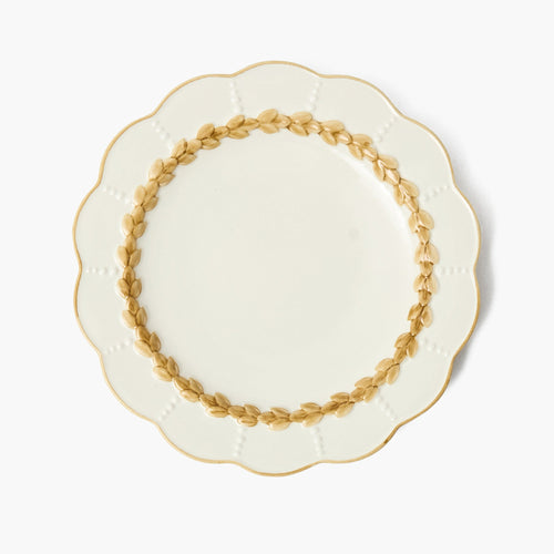 Putty Laurel Dinner Plate