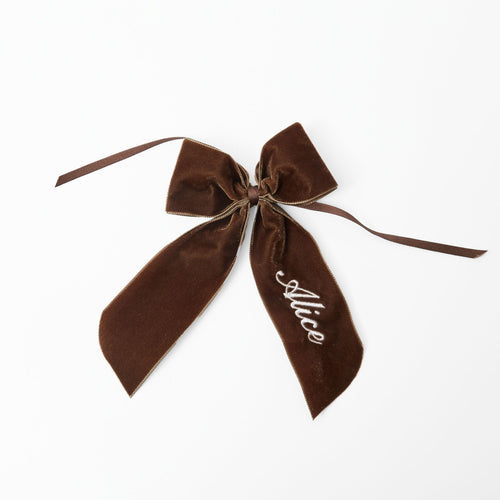 Chocolate Personalisable Bow