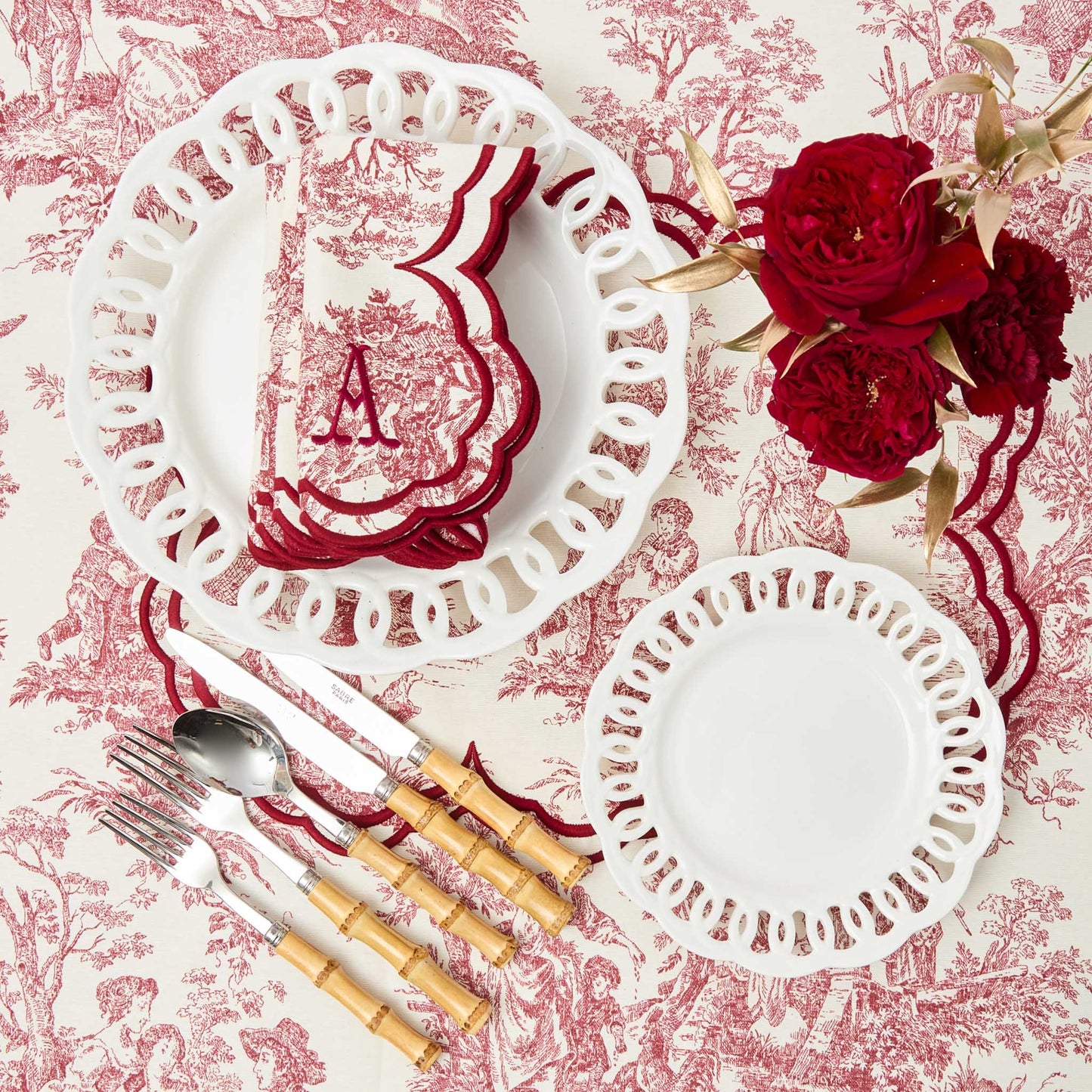White Lace Starter Plate