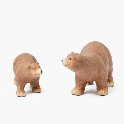 Woodland Brown Bear Family